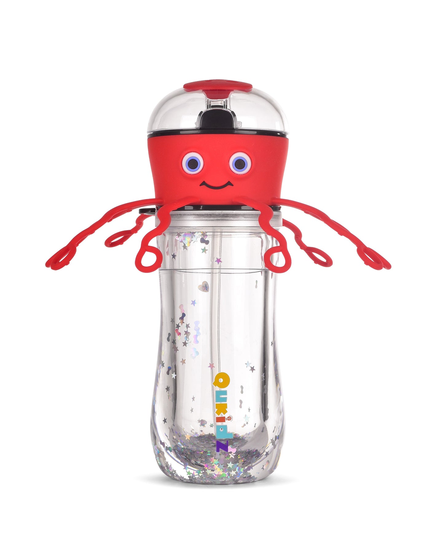 QuKidz Billy Octopus - 12oz Tritan Kids Shimmering Bottle