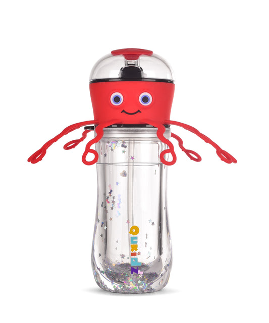 QuKidz Billy Octopus - 12oz Tritan Kids Shimmering Bottle