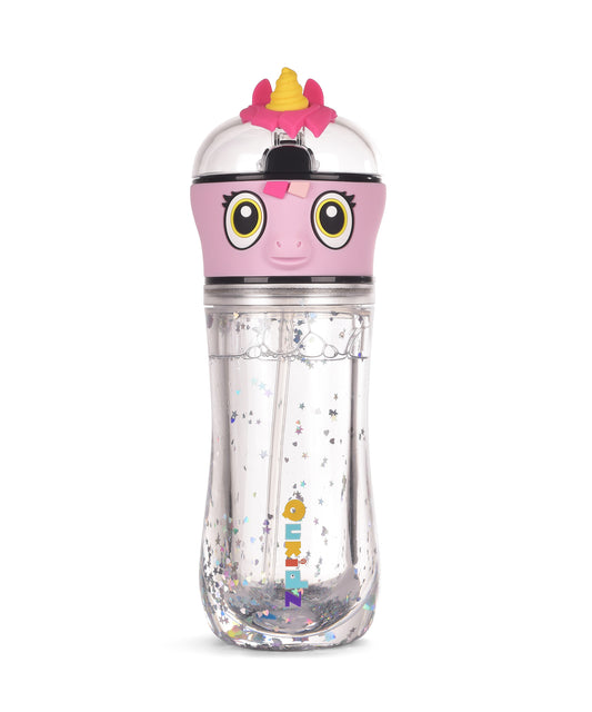 QuKidz Luna Unicorn - 12oz Kids Tritan Shimmering Bottle